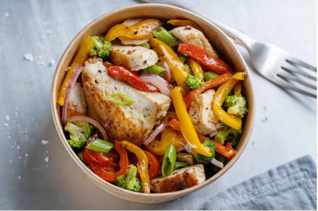 warm chicken salad